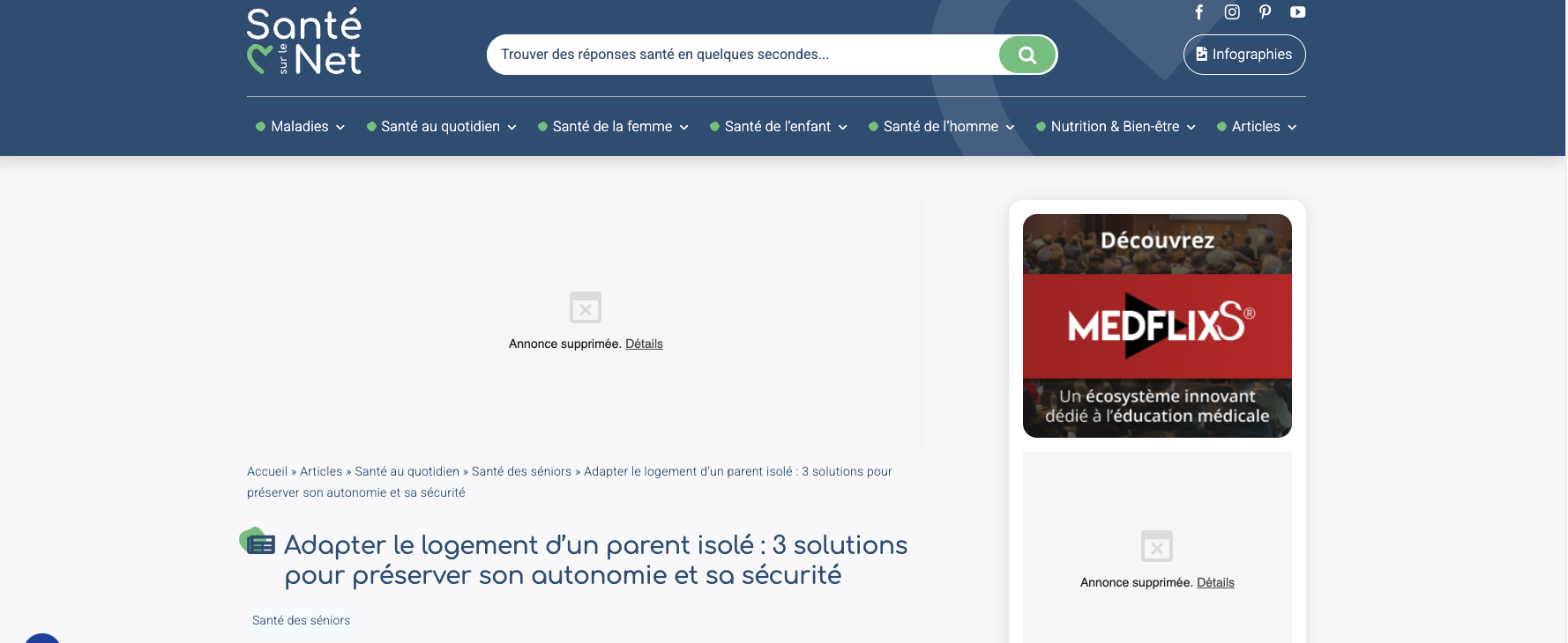 santé sur le net