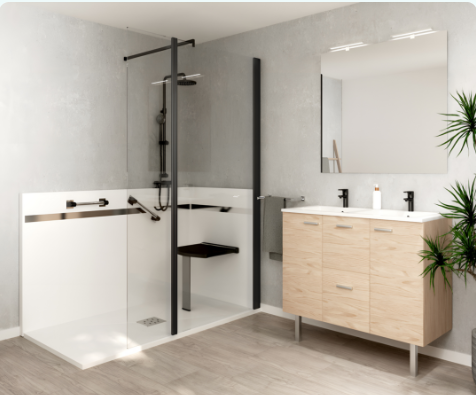 Douche à l'italienne